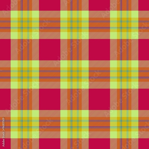 Colorful seamless tartan pattern