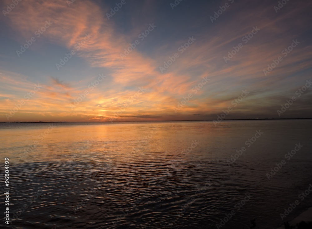 Fototapeta premium boggy sunset