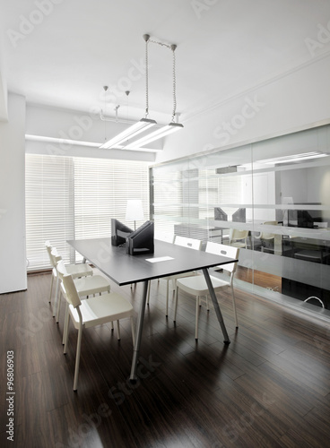 Clean and elegant office environment