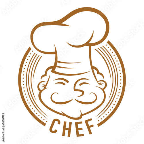 Chef With Mustache Symbol