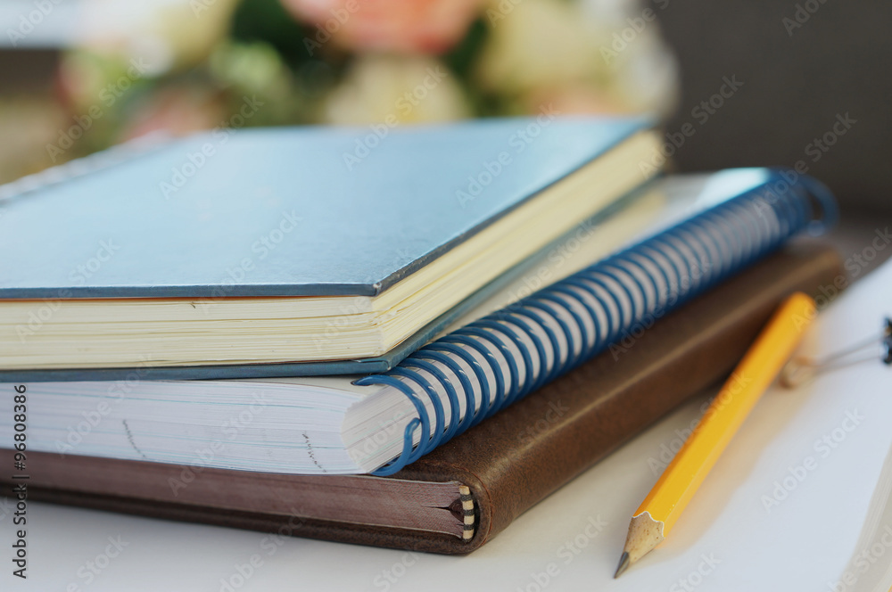 notebook and document notebook and document