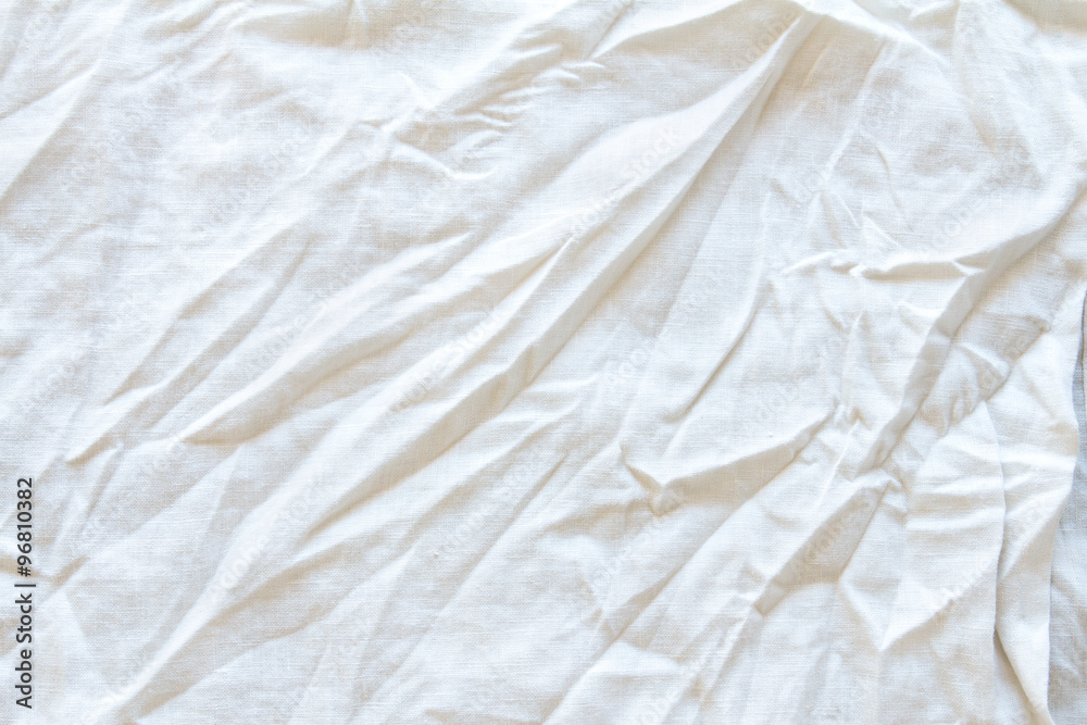 clumpled white fabric texture surface background clumpled white fabric texture surface background