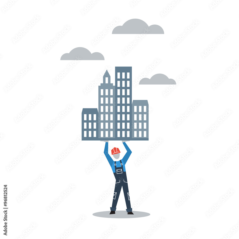 Obraz premium Building city