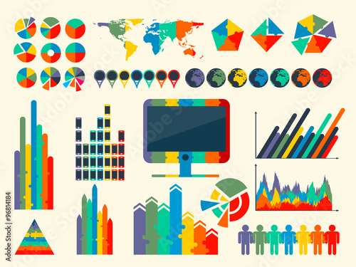 vector illustration of Infographic Elements