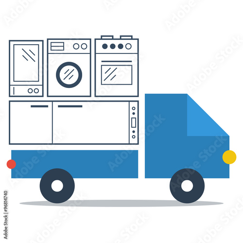 Facilities truck delivery