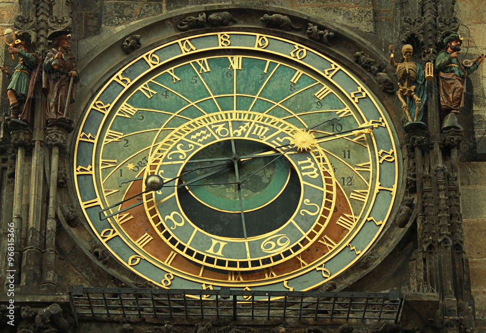 Astronimical clock in Prague, Czech Republic Astronimical clock in Prague, Czech Republic