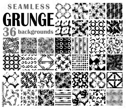 Grunge seamless backgrounds