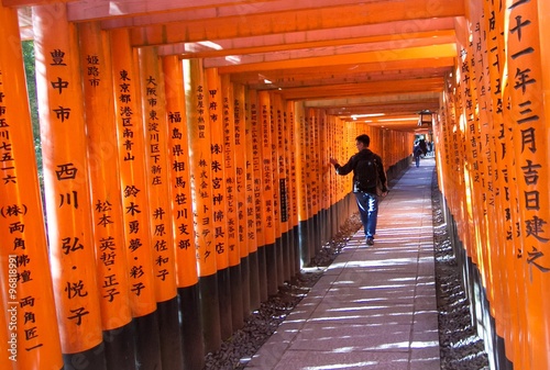 Canvas Print Fushimi Inari Taisha Shrine, Kyoto, Japan
