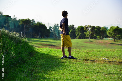 Golf lesson junior