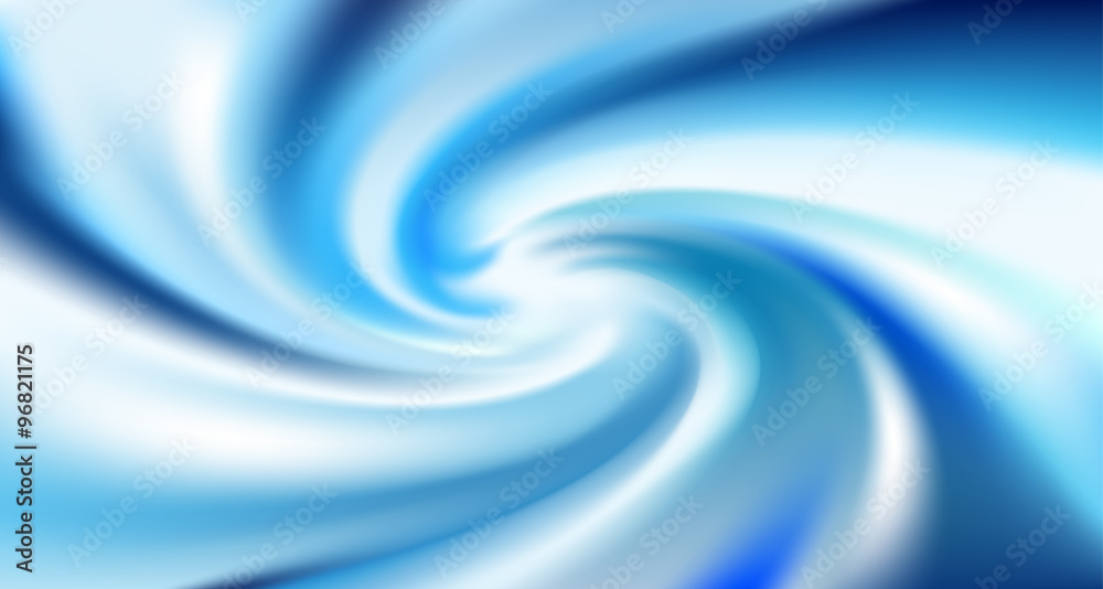 Blue Twirl Background (Vector) Blue Twirl Background (Vector)