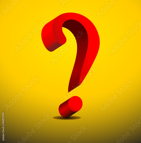 Question mark graphics for related concepts. Problem solving, qu