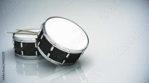Bass drum isolated 
