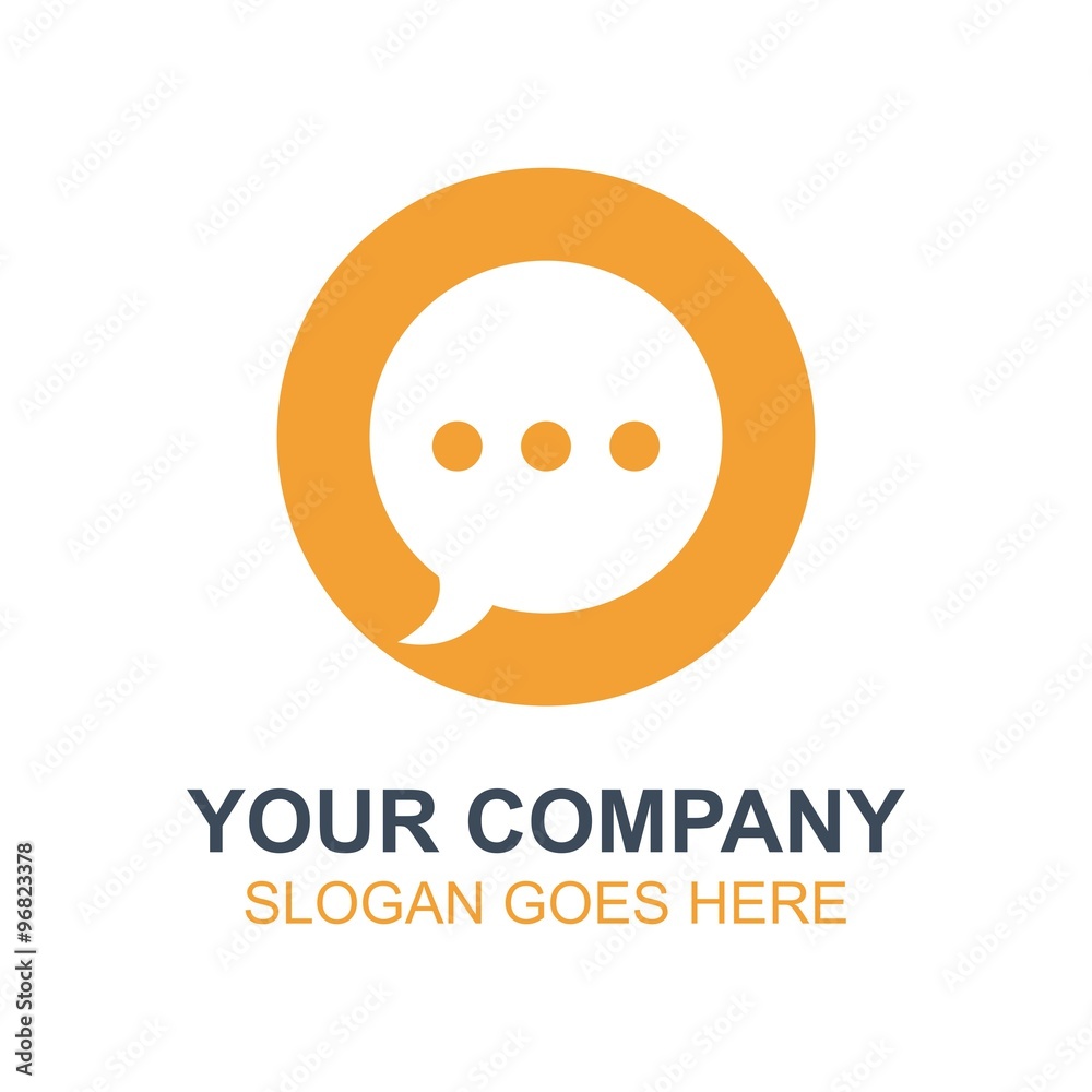 Chat Talk Conversation Media Social Vector Icon Logo Chat Talk Conversation Media Social Vector Icon Logo