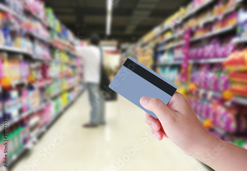 Buying with Credit Card in supermarket