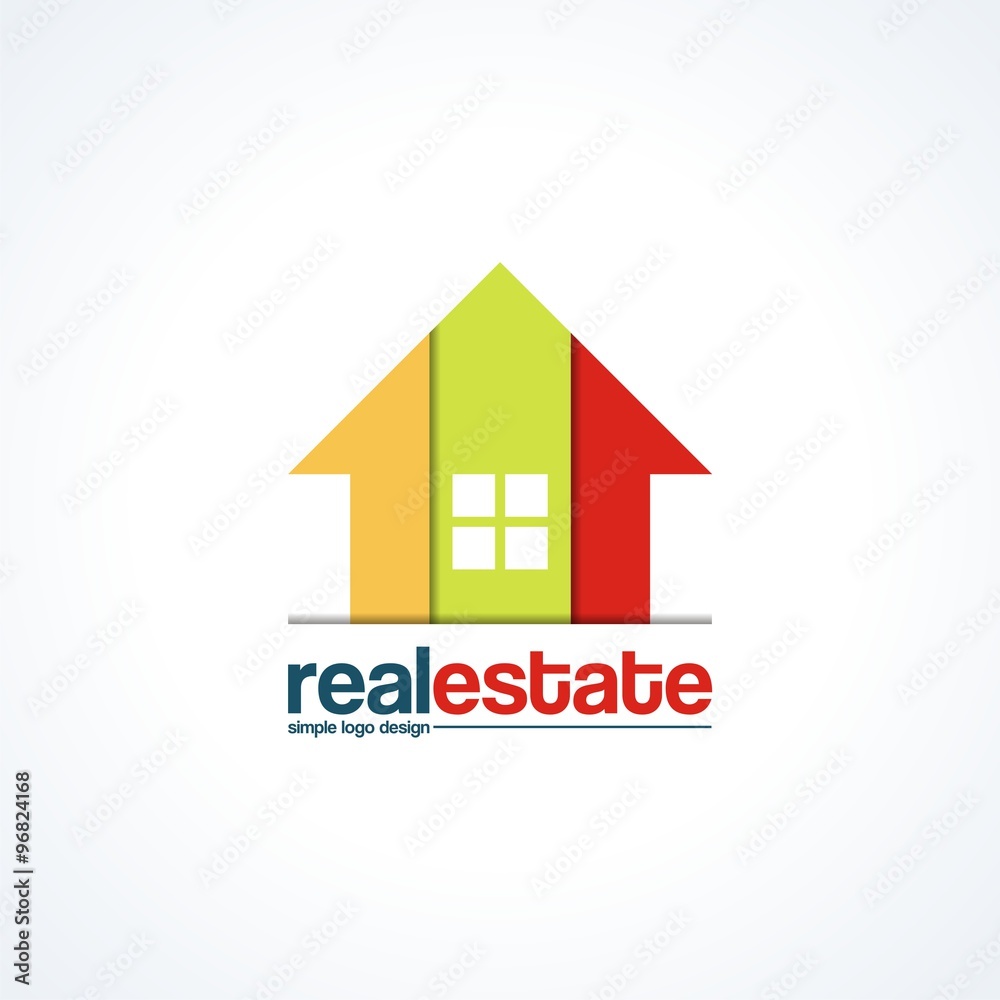 Real Estate Logo - Simple Logo Design of Real Estate Real Estate Logo - Simple Logo Design of Real Estate