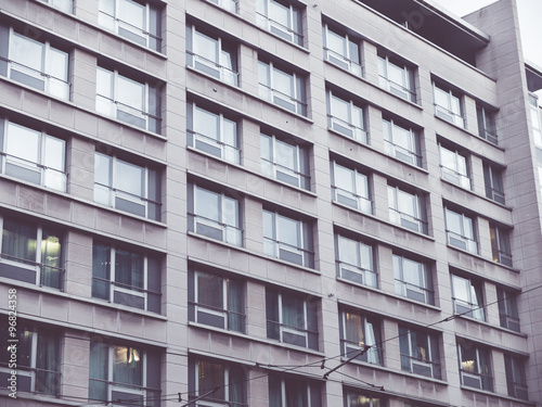 office building vintage look