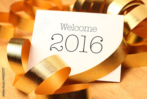 Obraz na płótnie Welcome 2016