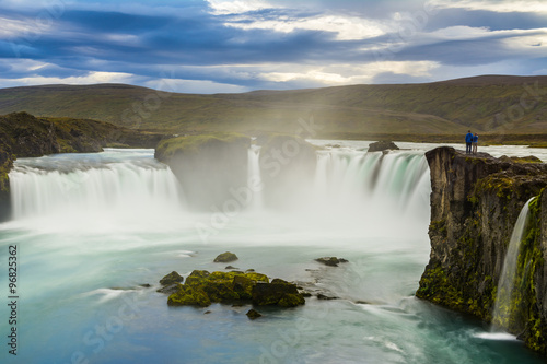 Beautiful Godafoss waterfall in Iceland