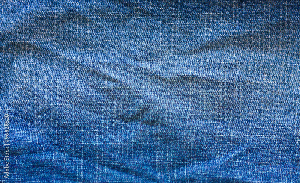 Texture of blue jeans