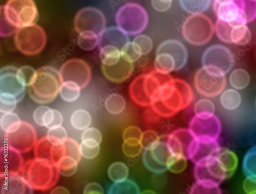 Abstract circular bokeh for background