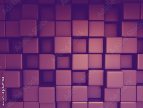 Abstract 3d cubes background 