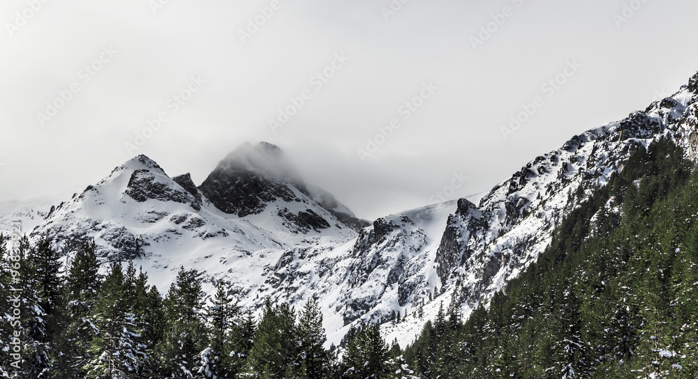 Peak Maliovica in winter