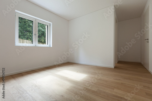 Interior  empty room with window