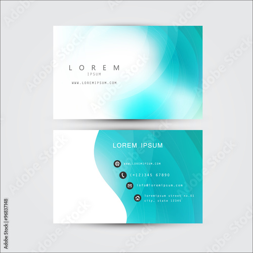 business card template design