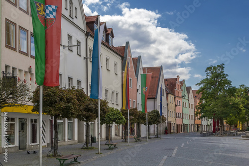 street in Weiden in der Oberpfalz, Germany © borisb17