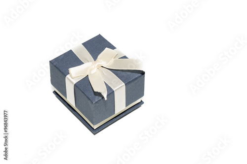 Gift box on a white background.