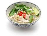 pho ga, vietnamese chicken rice noodle soup
