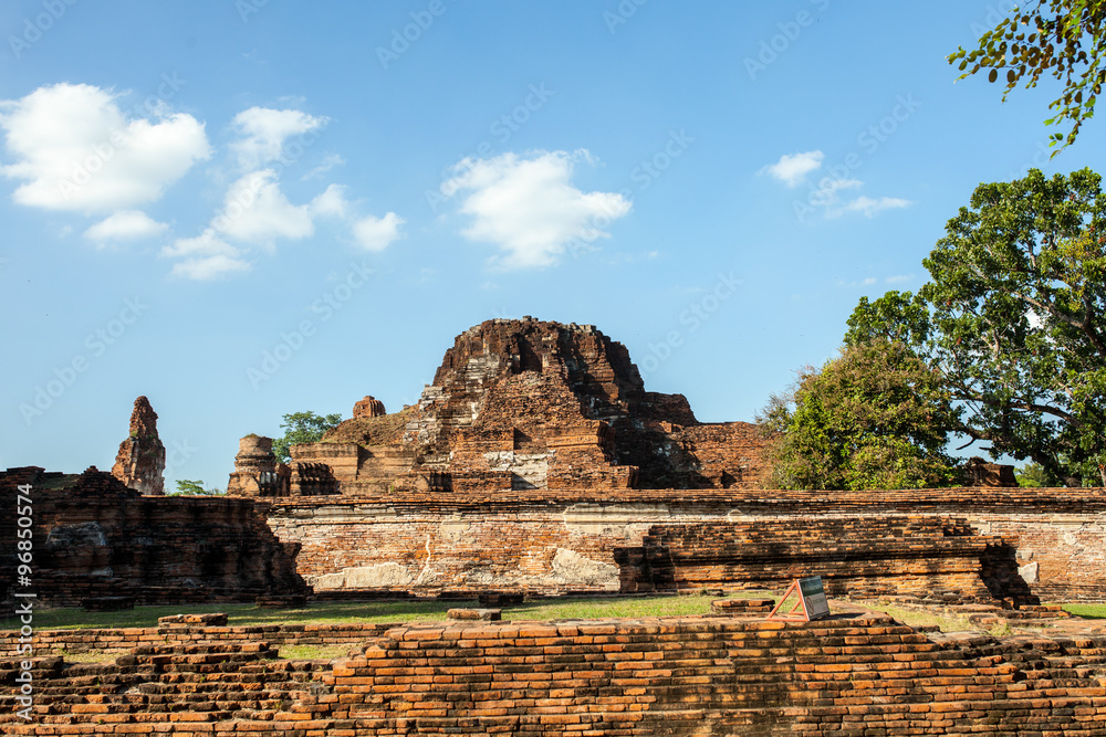 old temple in Ayutthaya, Thailand 
