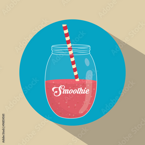 Smoothie juice  design 