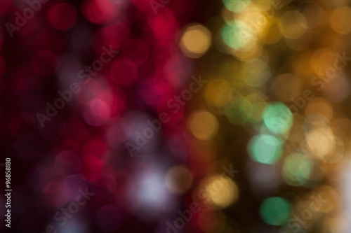 Christmas background of colored Christmas lights