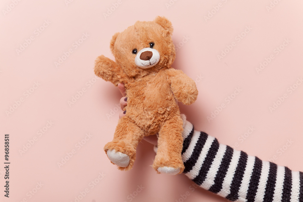 Holding teddy bear cheap