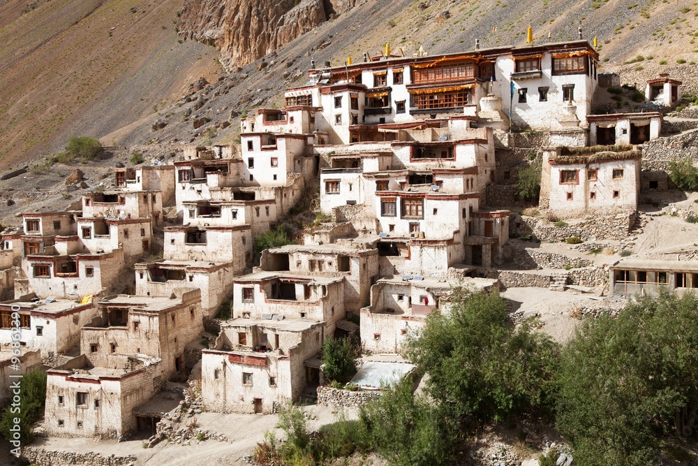Lingshedgompa - buddhist monastery in Zanskar