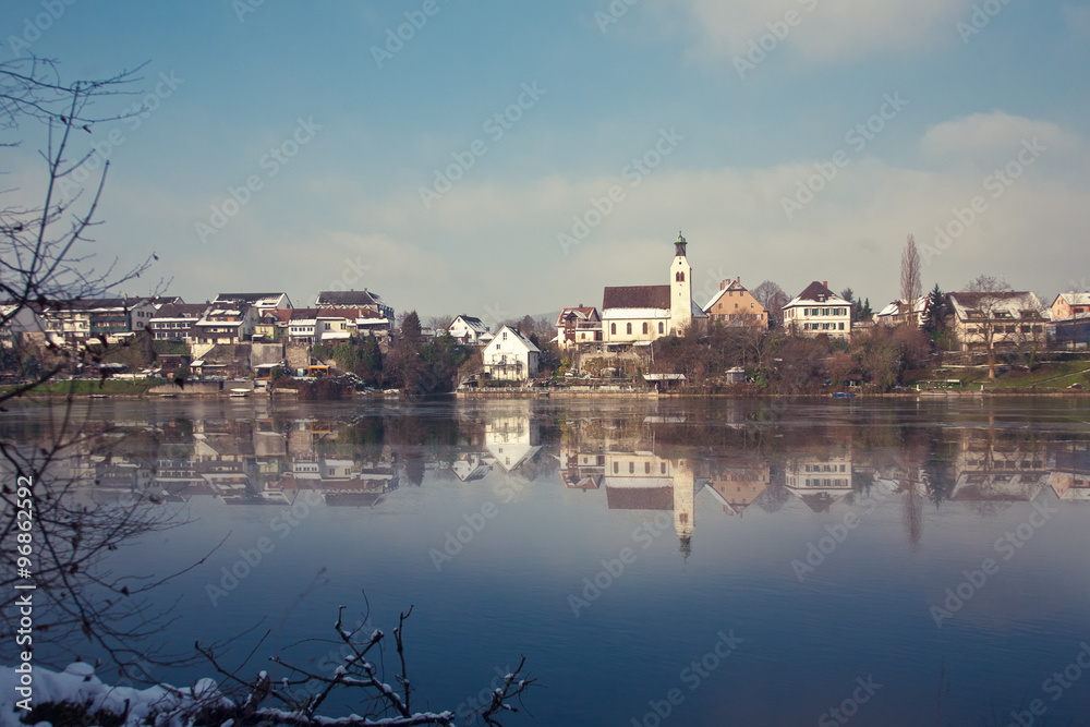 Winter in Rheinfelden am Rhein