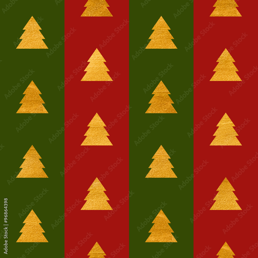 Obraz premium Christmas seamless geometric gold textured pattern