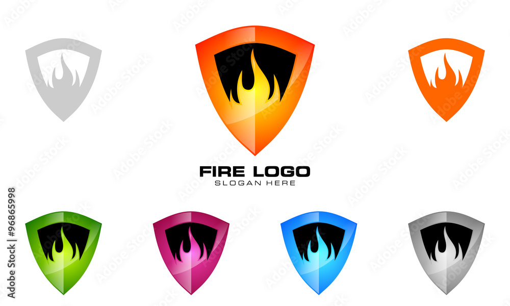 fire, flame, burn, vector logo design