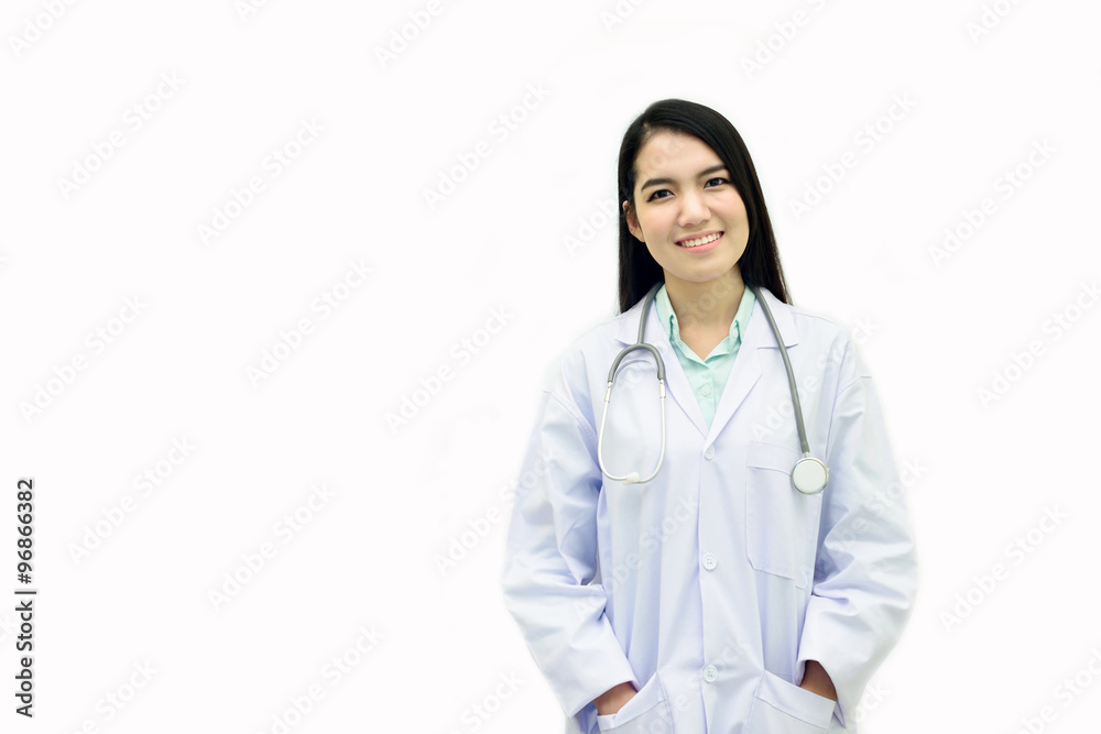 Portrait of Asian female doctor Portrait of Asian female doctor