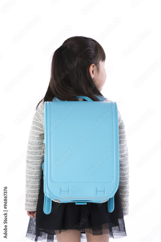 ランドセルを背負った女の子の後ろ姿 Stock Photo Adobe Stock