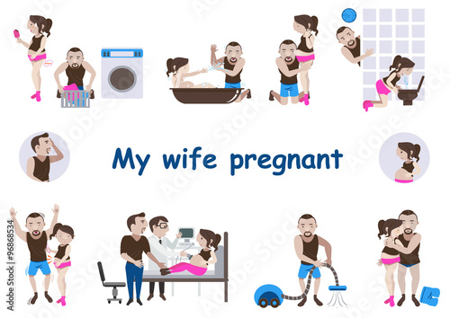 Constipation baby .vector illustration