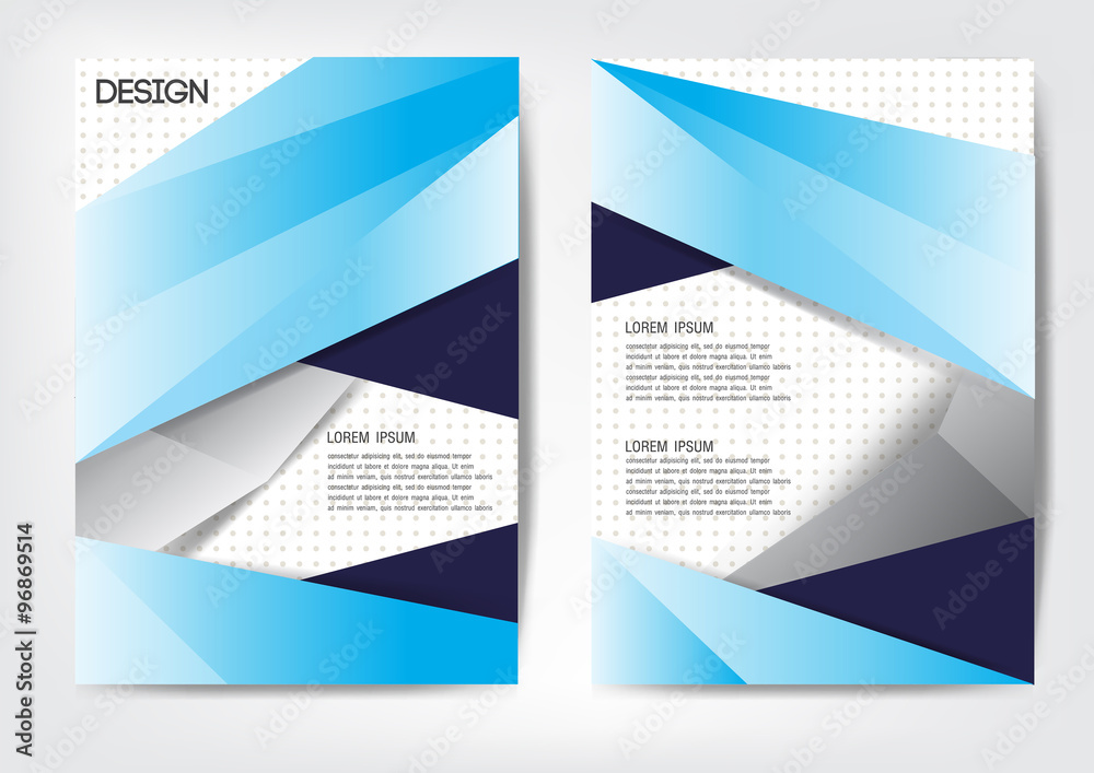 Cover report Vector design template modern style. Vector illustr