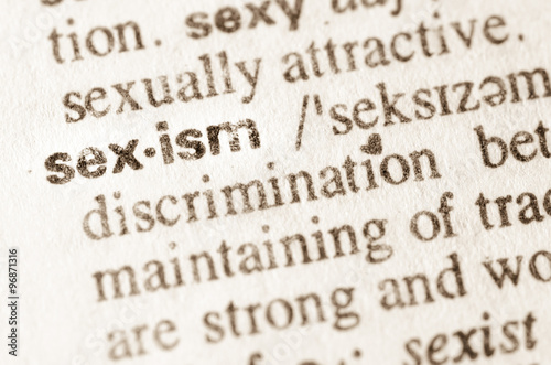 Dictionary definition of word sexism