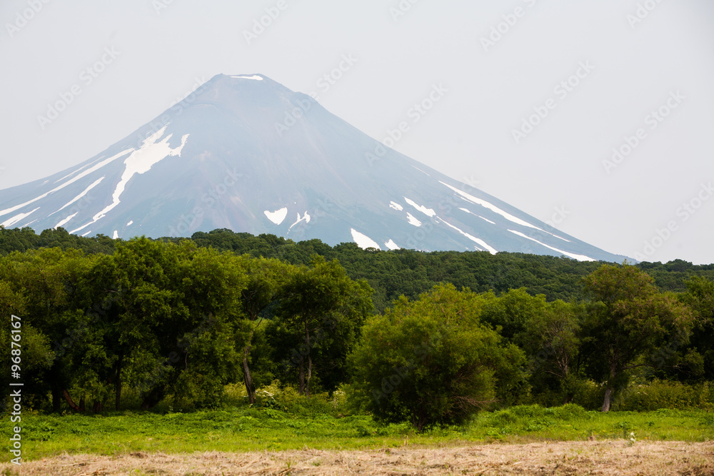 Volcano on Kamchatka