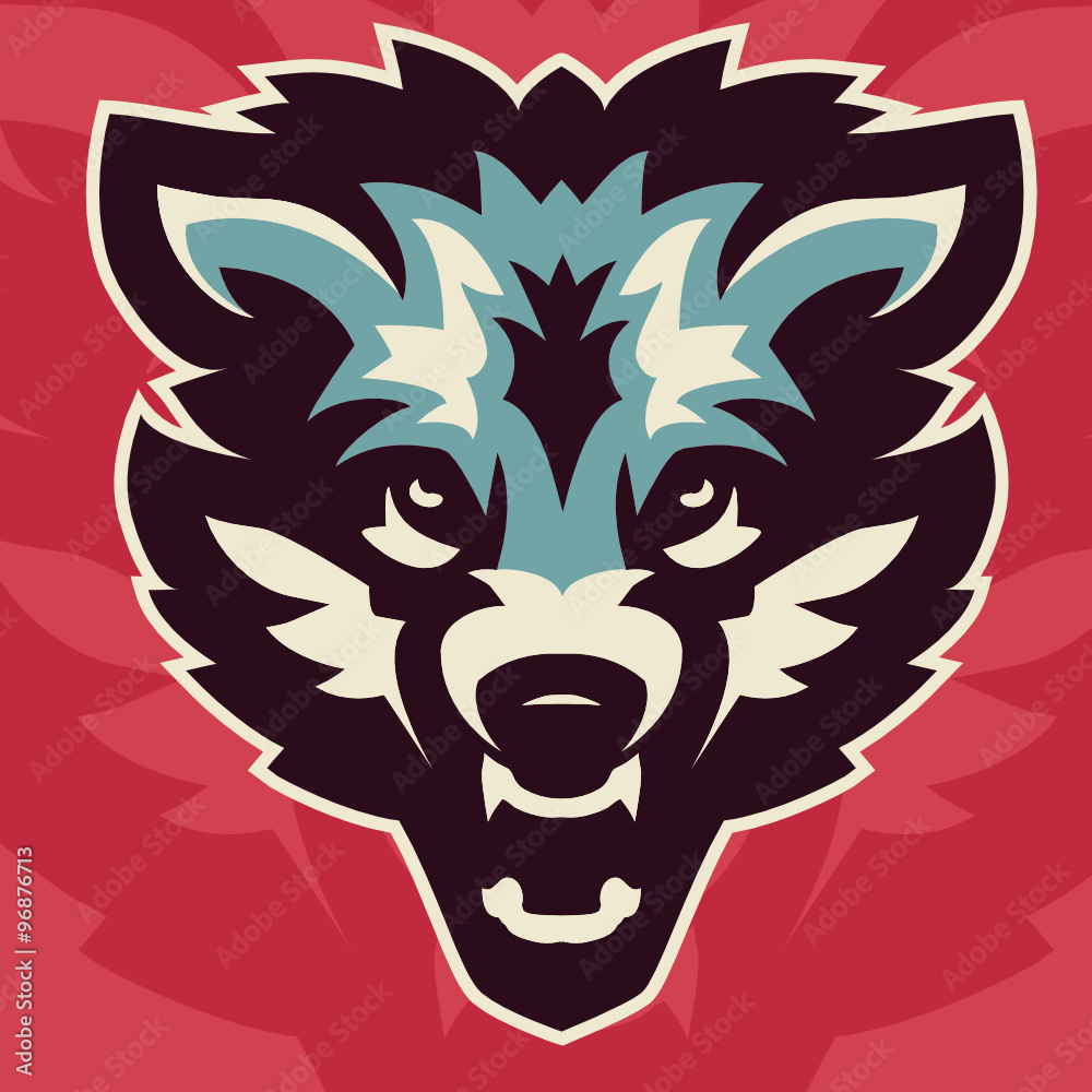 vector image of a coyote