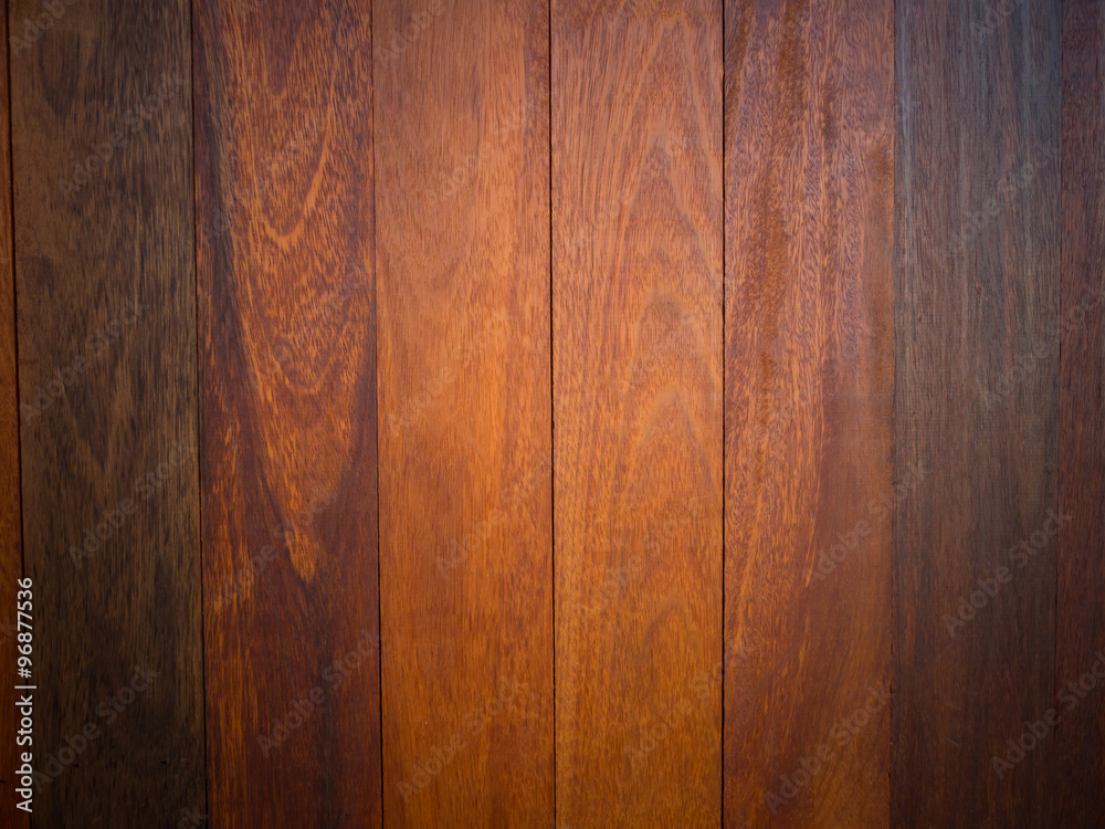 Obraz premium Dark brown wood background.