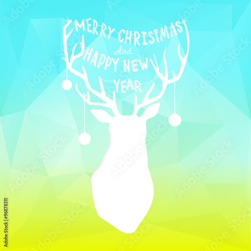 Square New Year design with...