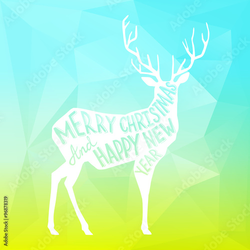 Square New Year design with...
