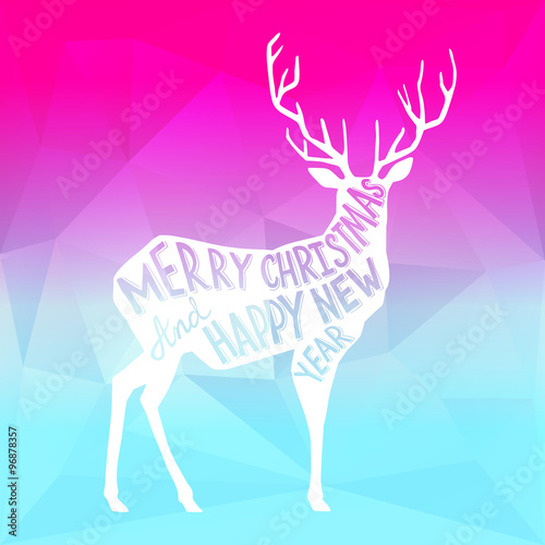 Square New Year design with...